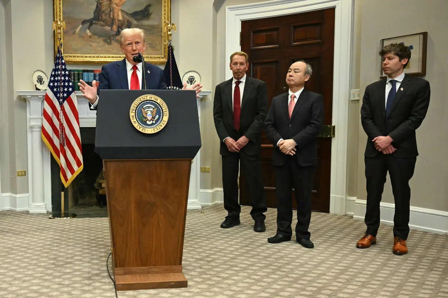 Sammen med repræsentanter for ChatGPT, SoftBank og Oracle præsenterede Donald Trump tirsdag aften dansk tid en investering i infrastruktur til kunstig intelligens.