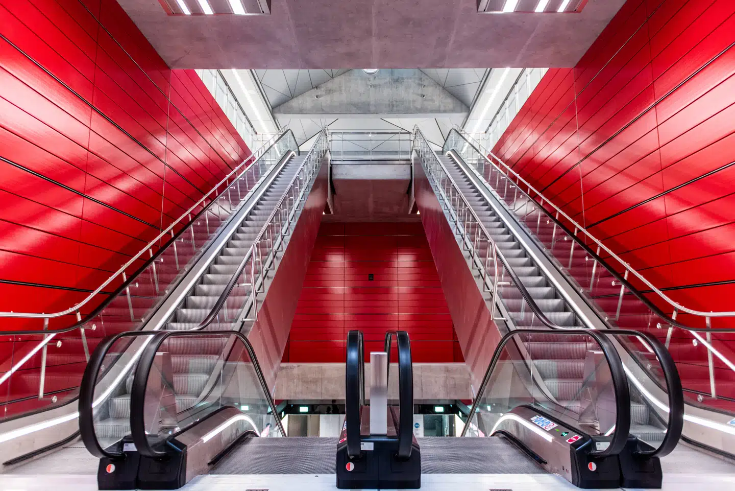 Metrostationen Københavns Hovedbanegård få dage før åbningen af den nye Cityring, onsdag den 25. september 2019. Foto: Ida Marie Odgaard, Scanpix.