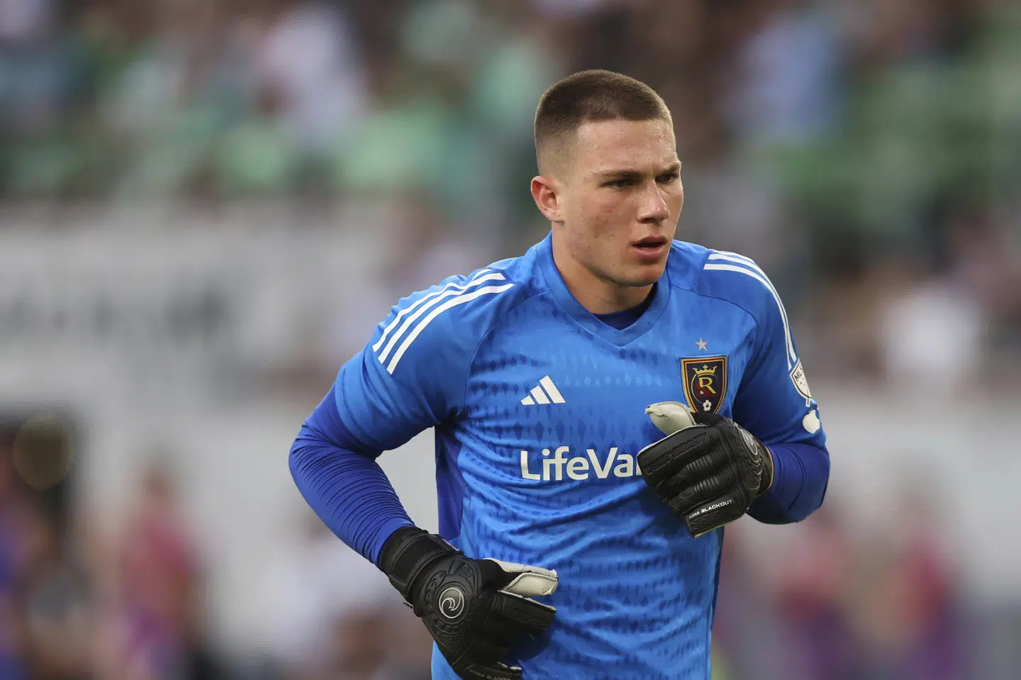 Gavin Beavers tager turen fra Nordamerika til Brøndby og håber at kunne udvikle sig til at blive førstevalg i Brøndby en dag. (Arkivfoto).