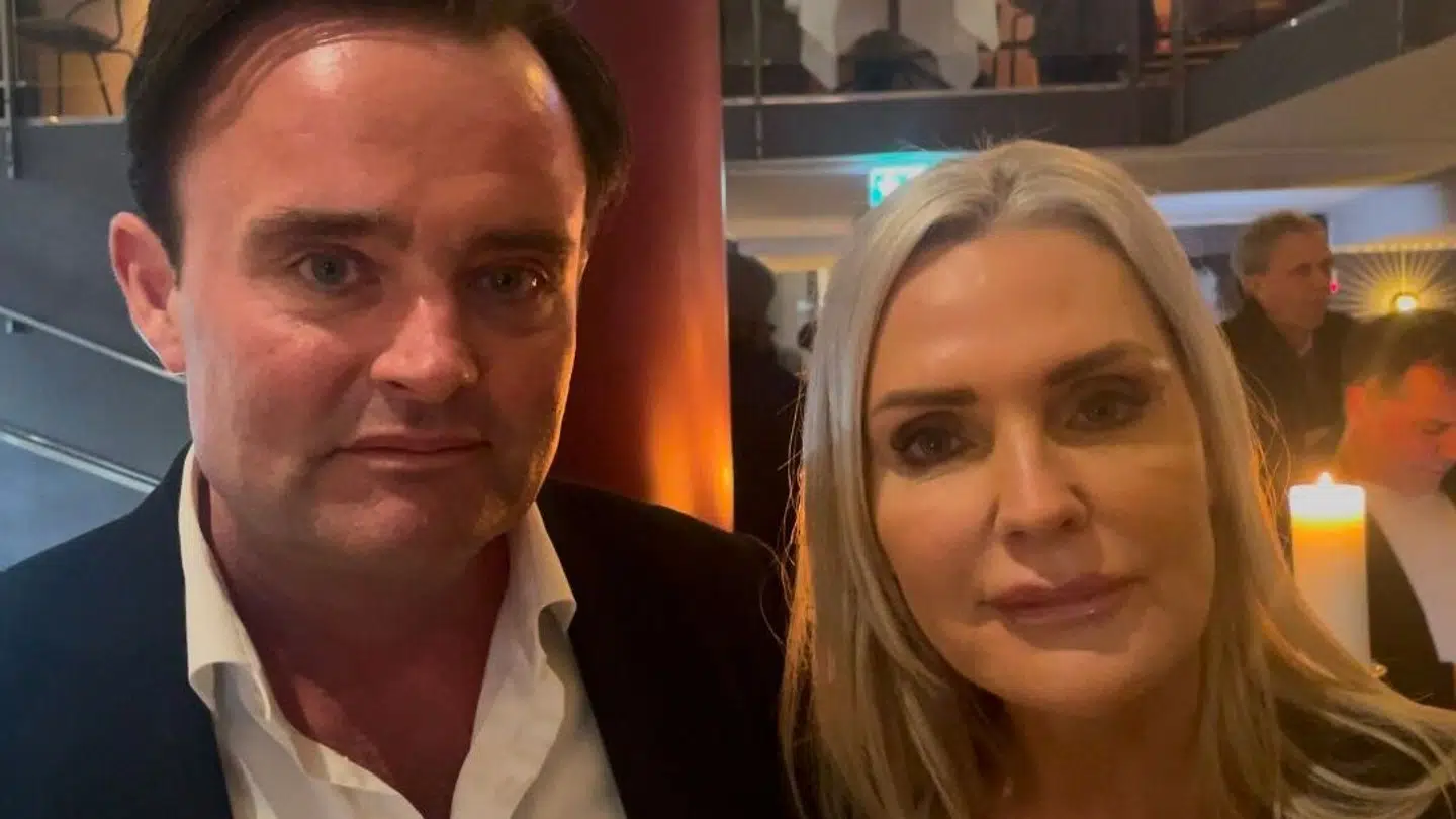 B.T. møder Janni Ree med hendes nye kæreste, advokaten Jeppe Stokholm, til gallapremieren på 'Pigen med nålen' i Imperial, onsdag 22. januar. Foto: Lykke Buhl