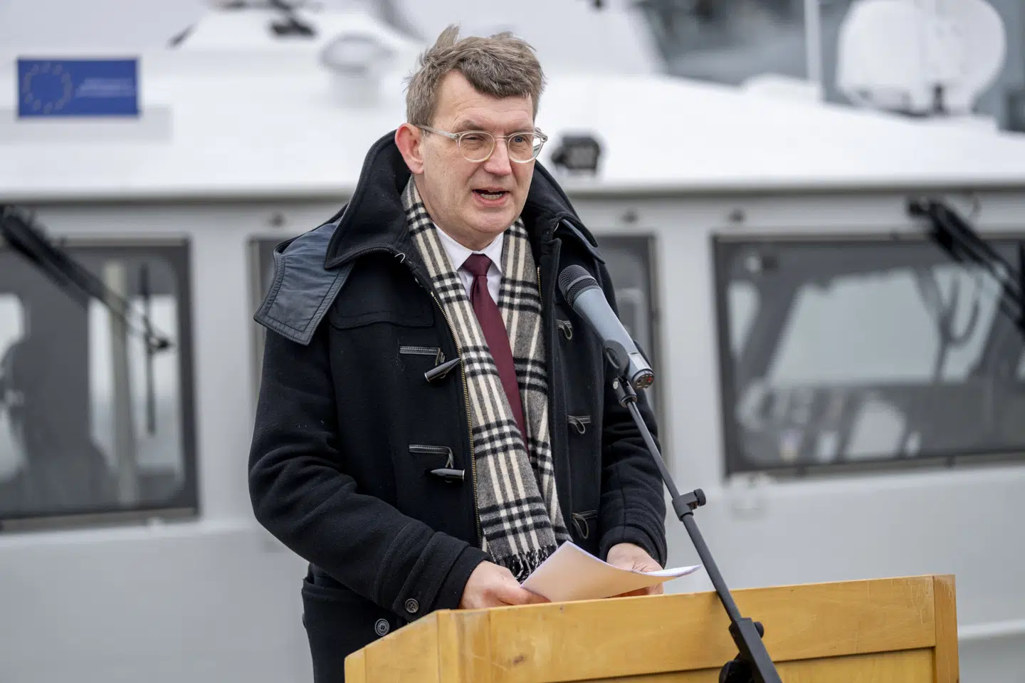 Forsvarsminister Troels Lund Poulsen (V) og regeringen ønsker ifølge DR nu at få et inspektionsskib mere ind i den kommende Arktis-aftale. (Arkivfoto).