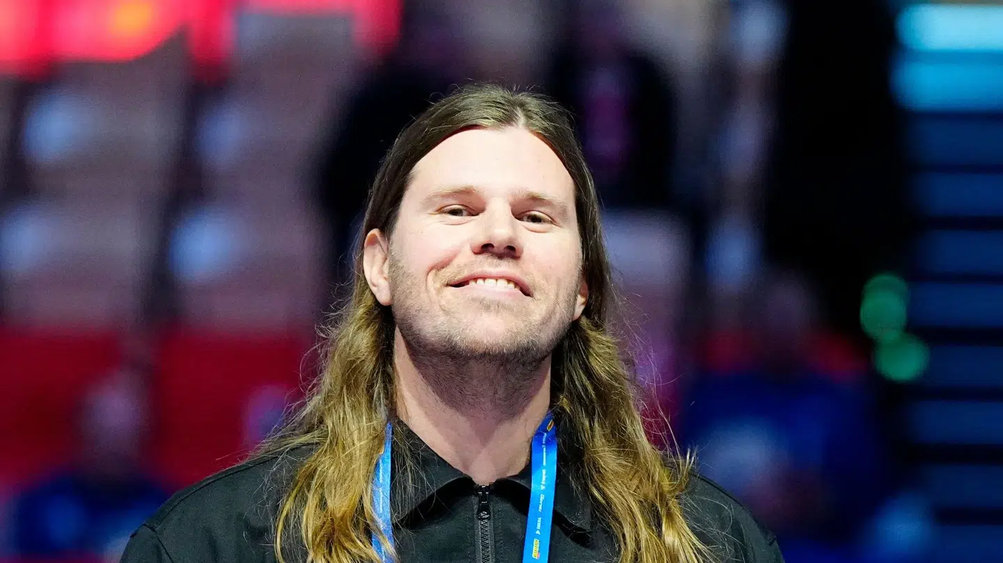 Mikkel Hansen præsenteres som ambassadør for håndbold i USA på et pressemødet i Herning lørdag den 25. januar 2025.