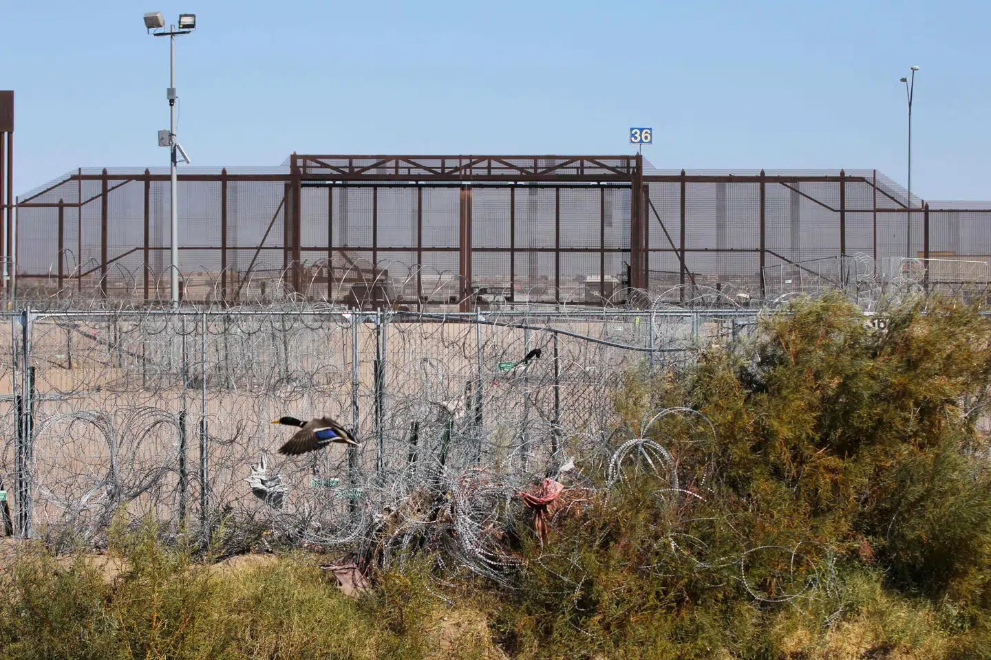 Her ses grænseområdet mellem USA og Mexico samt delstaten Chihuahua. (Arkivfoto).