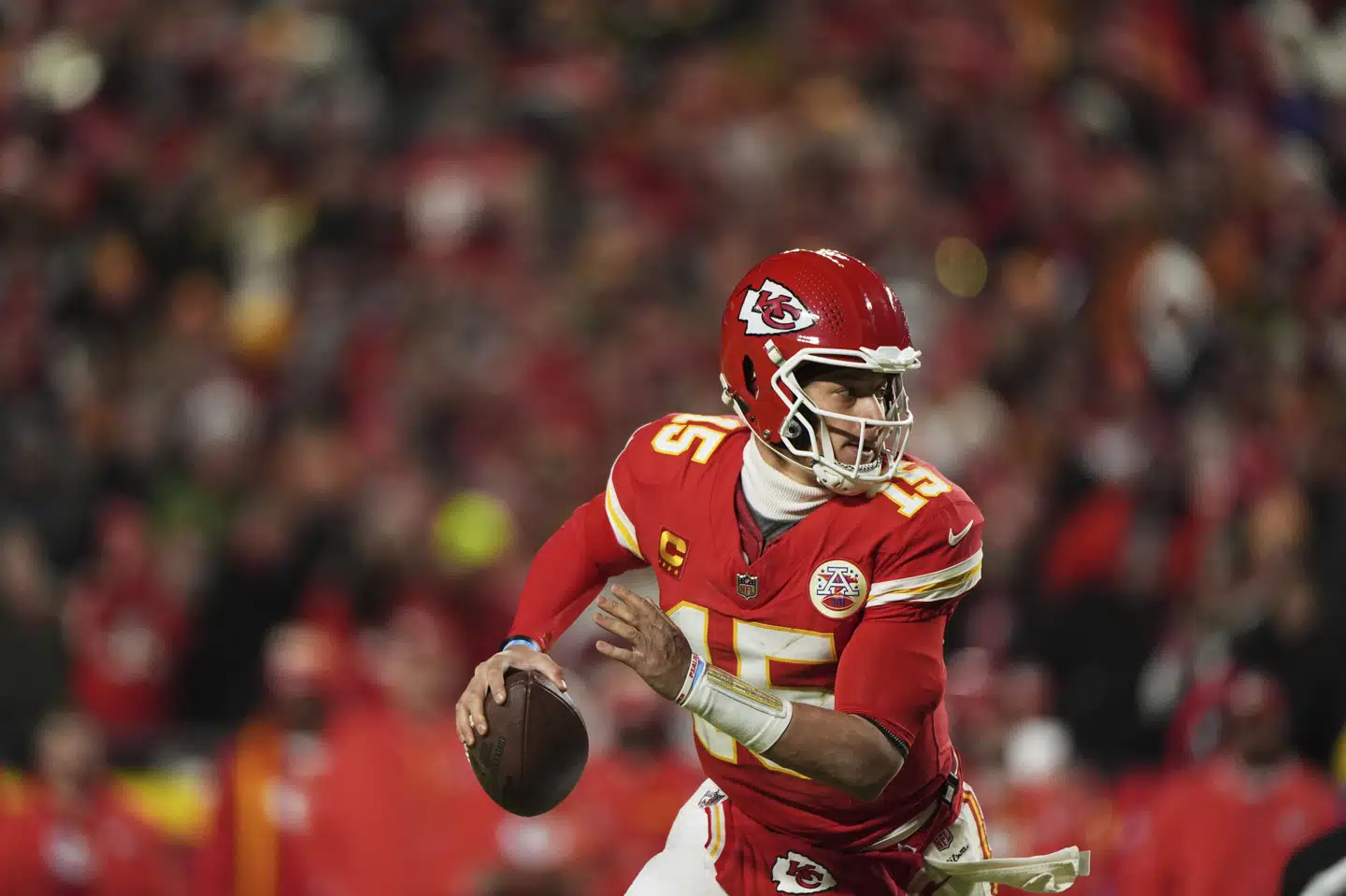 Patrick Mahomes har for tredje sæson i træk ført Kansas City Chiefs til NFL-finalen, Super Bowl.