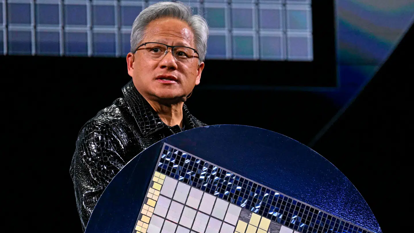 Jensen Huang, topchef i Nvidia, havde en dårlig mandag.
