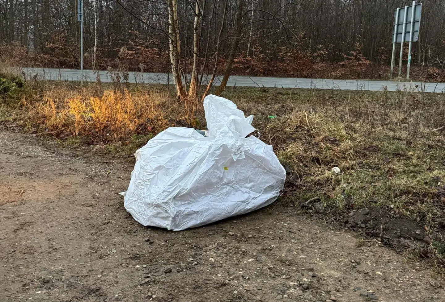 Thomas Petersen faldt under en køretur over farligt affald i nærheden af Helsingør.