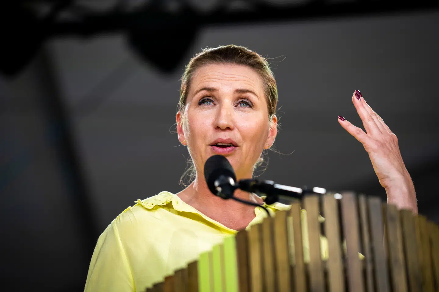 Statsminister Mette Frederiksen (S) gjorde det første gang klart, at hun er fortaler for dødshjælp, da hun indtog hovedscenen på Folkemødet på Bornholm i juni 2023.