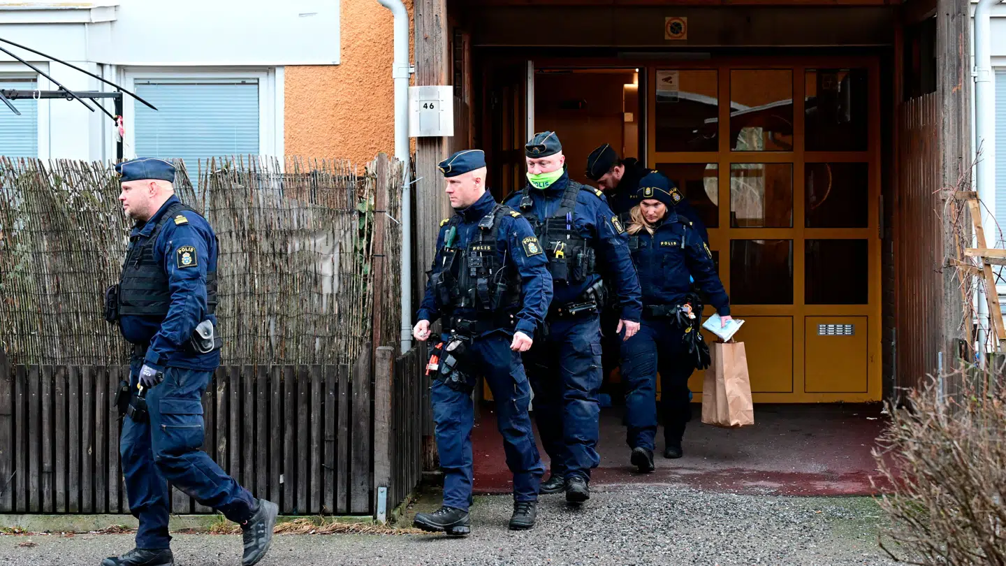 Politiet arbejder efter drabet.