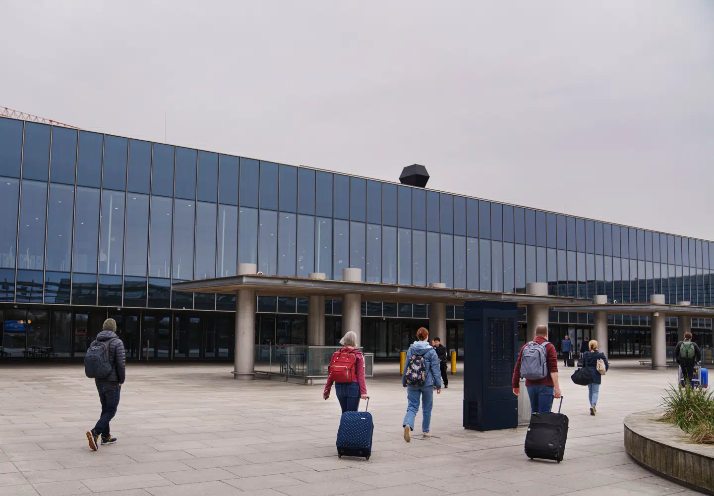 Terminal 2 i Københavns Lufthavn, tirsdag den 9 april 2024