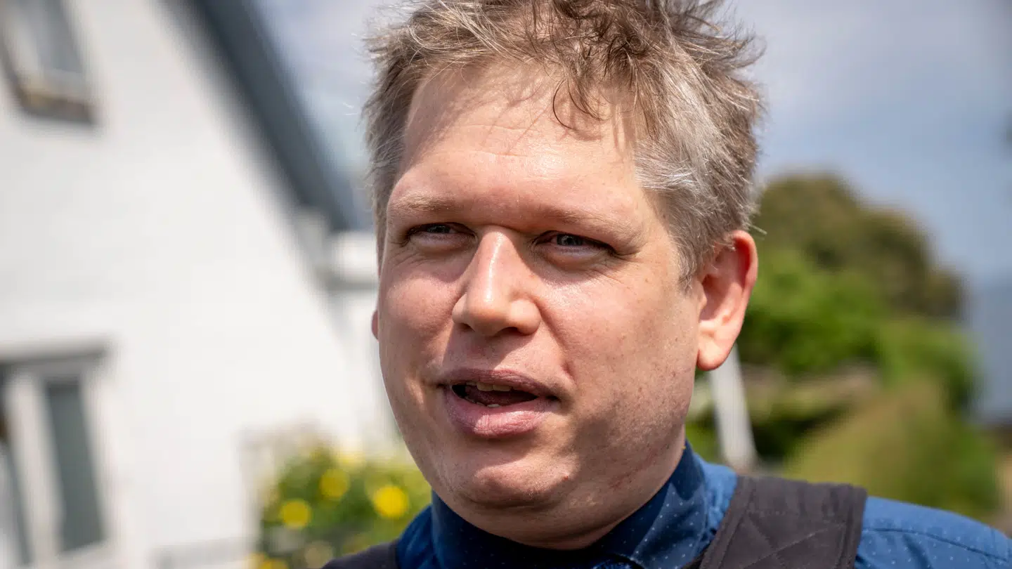 Rasmus Paludan i Allinge på Bornholm torsdag den 15. juni 2023.