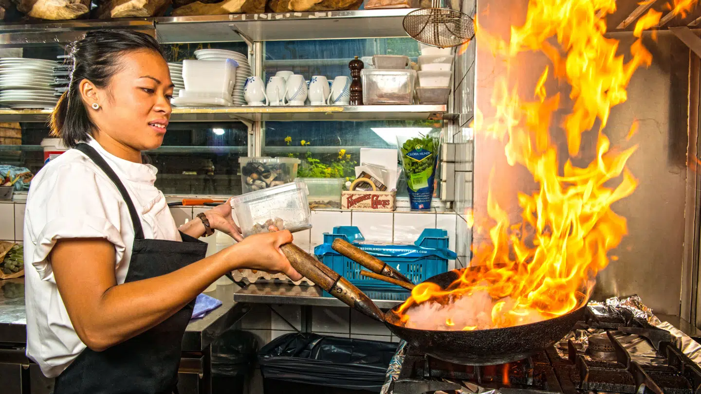 Dak Wichangoen da hun stod i køkkenet hos Kiin Kiin.
