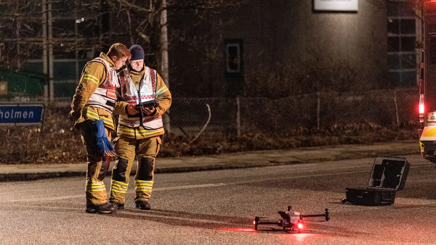 Politiet er sammen med Hovedstaden Beredskab til stede på Industriholmen fredag den 31. januar 2025