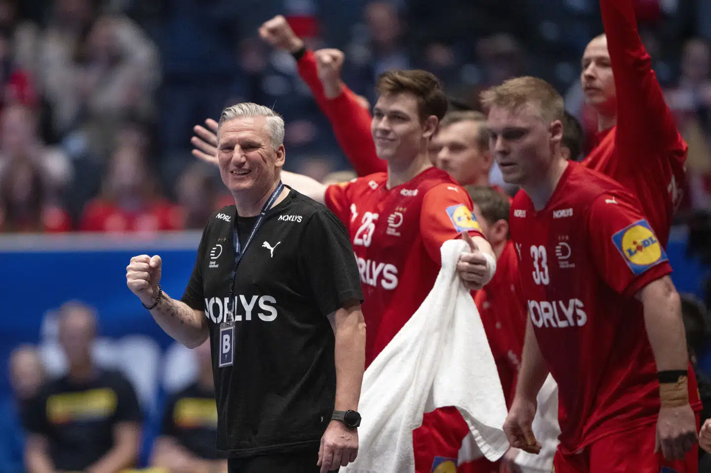 Det danske håndboldlandshold står i VM-finalen efter en suveræn sejr på 40-27 over Portugal i semifinalen. Det var den største sejr nogensinde i en VM-semifinale. (Arkivfoto).