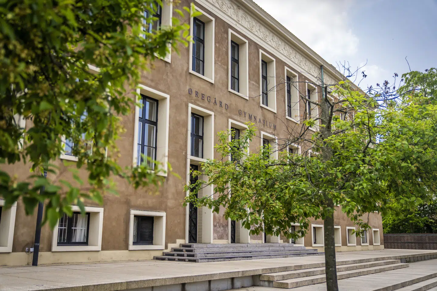 Øregård Gymnasium i Hellerup klarer sig med en undervisningseffekt på 0,0 point neutralt i opgørelsen fra den borgerlig-liberale tænketank Cepos. Effekten skal vise, hvor gode de 371 gymnasieuddannelser i Danmark er til at øge deres elevers karaktergennemsnit. (Arkivfoto).