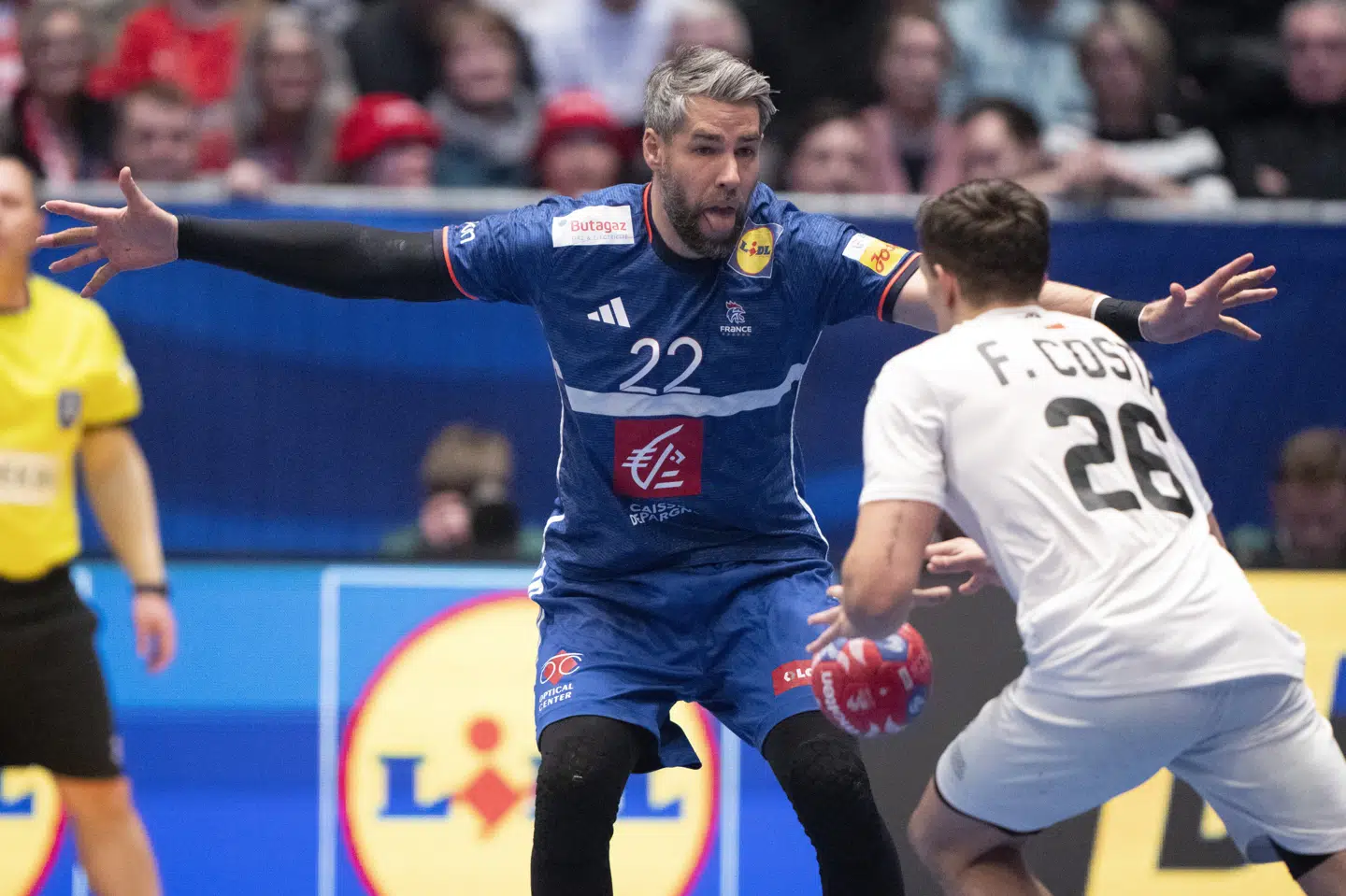 Francisco Costa scorede otte mål i bronzekampen, men det var Luka Karabatic og Frankrig, der tog medaljerne.