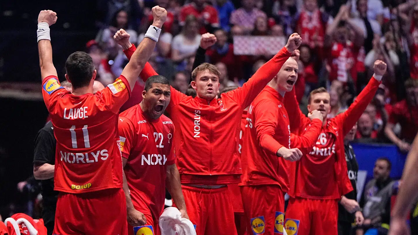 Håndbold VM finalen imellem Danmark og Kroatien i Unity Arena i Oslo, Norge, søndag den 2. februar 2025.