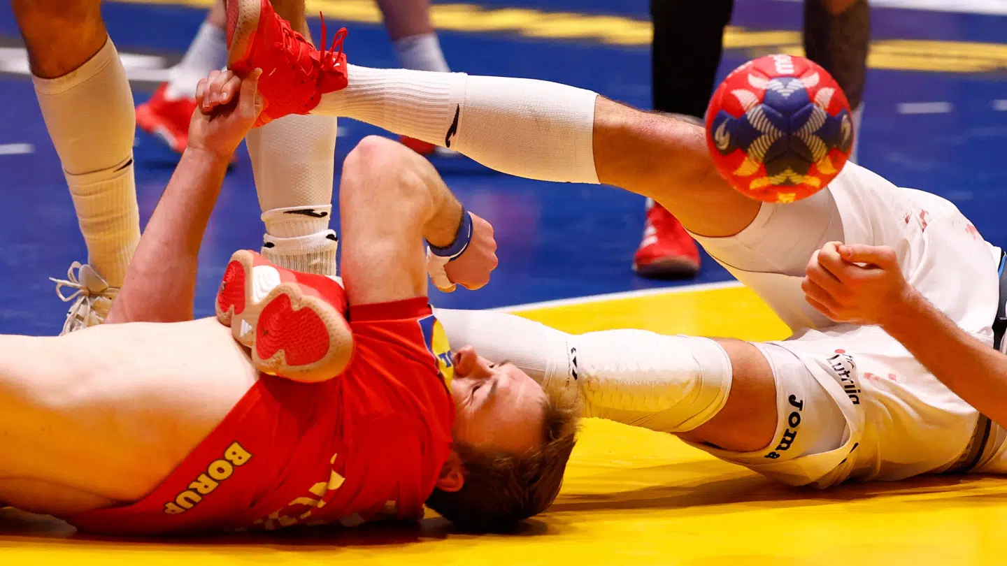 Mathias Gidsel fik en hård behandling i finalen.