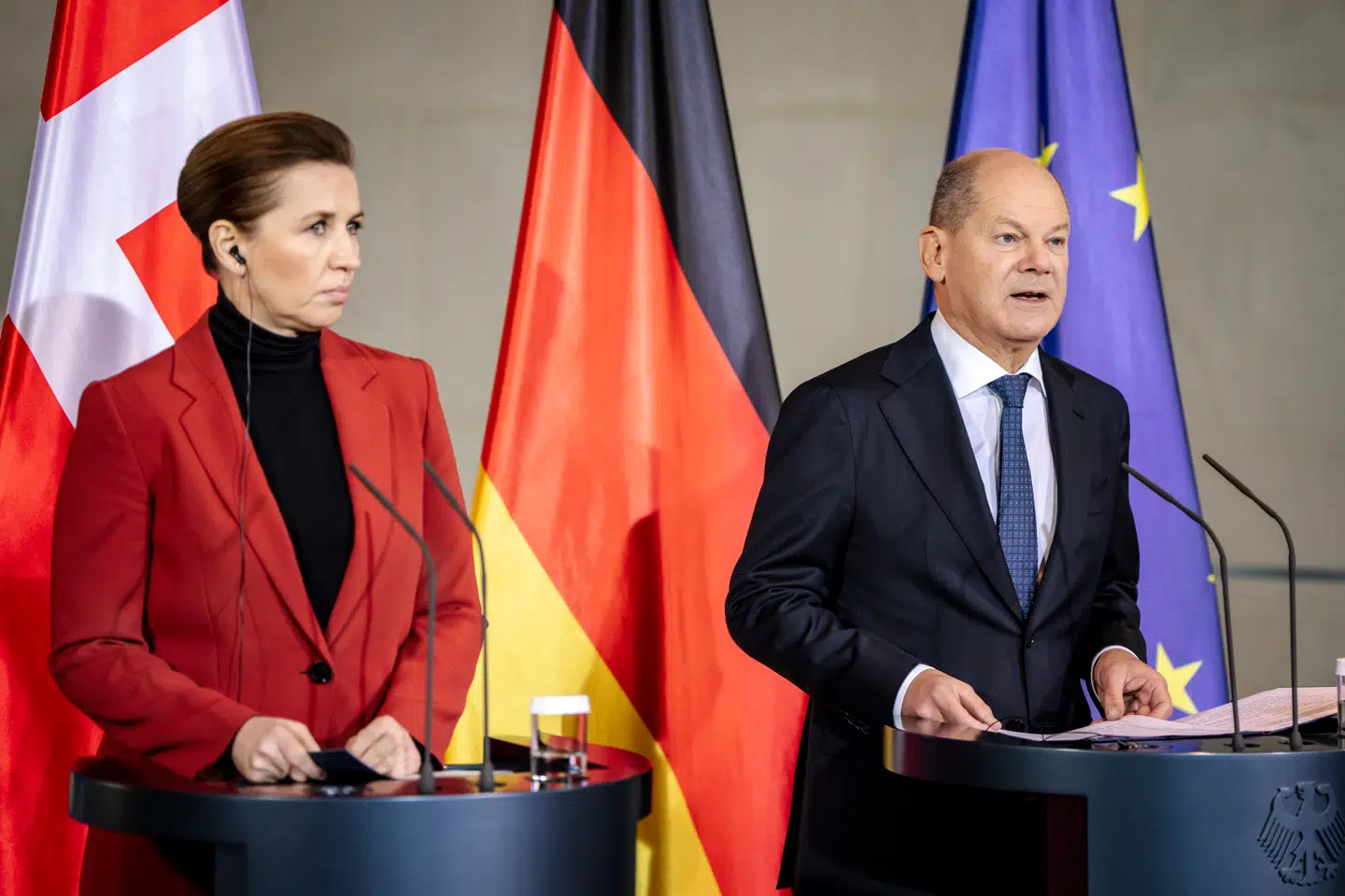 Statsminister Mette Frederiksen (S) og Tysklands kansler, Olaf Scholz, deltog begge ved et uformelt topmøde i Bruxelles i går.