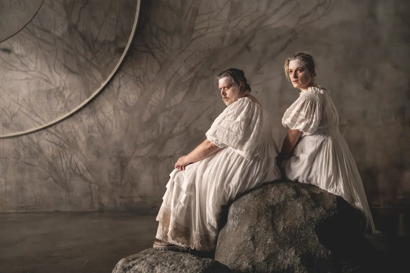 Nicolas Bro og Marie Dalsgaard er to hjørner af den formidable skuespillerkvartet i »Folkeviser«. Anton Hjejle og Kitt Maiken Mortensen er de andre.