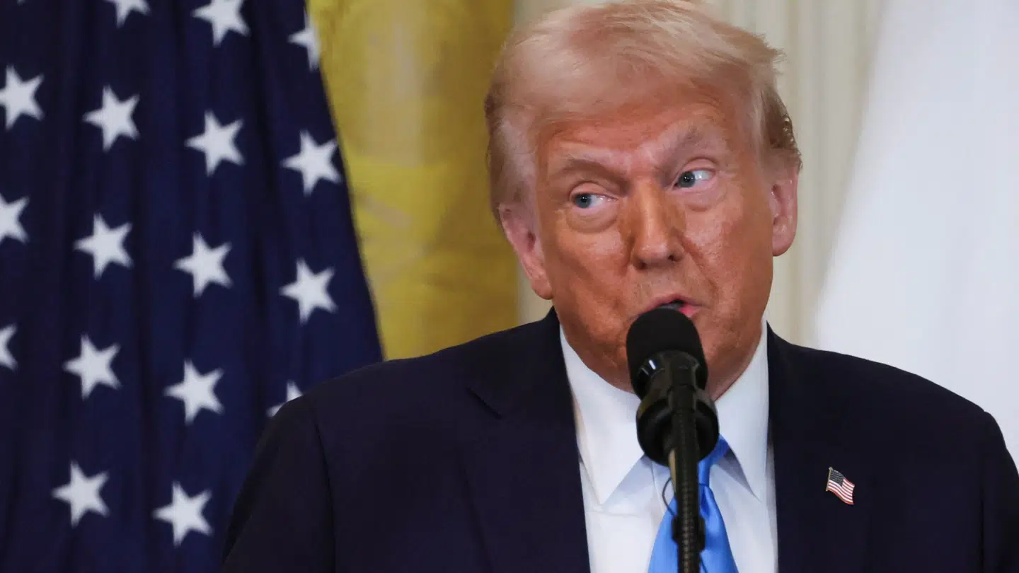 Her er USAs præsident Donald Trump.