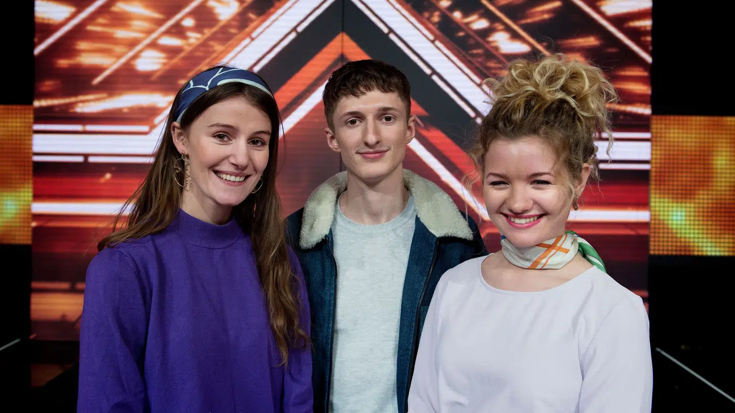 Andreas Kruse, da han som en del af trioen Place on Earth vandt 'X Factor' i 2018.