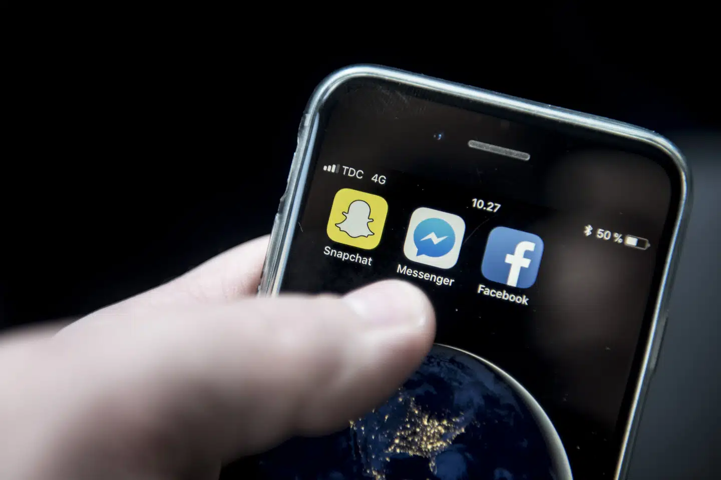 Børn og unge bruger i gennemsnit 2 timer og 40 minutter på sociale medier hver dag, viser undersøgelse fra Konkurrence- og Forbrugerstyrelsen. (Arkivfoto).