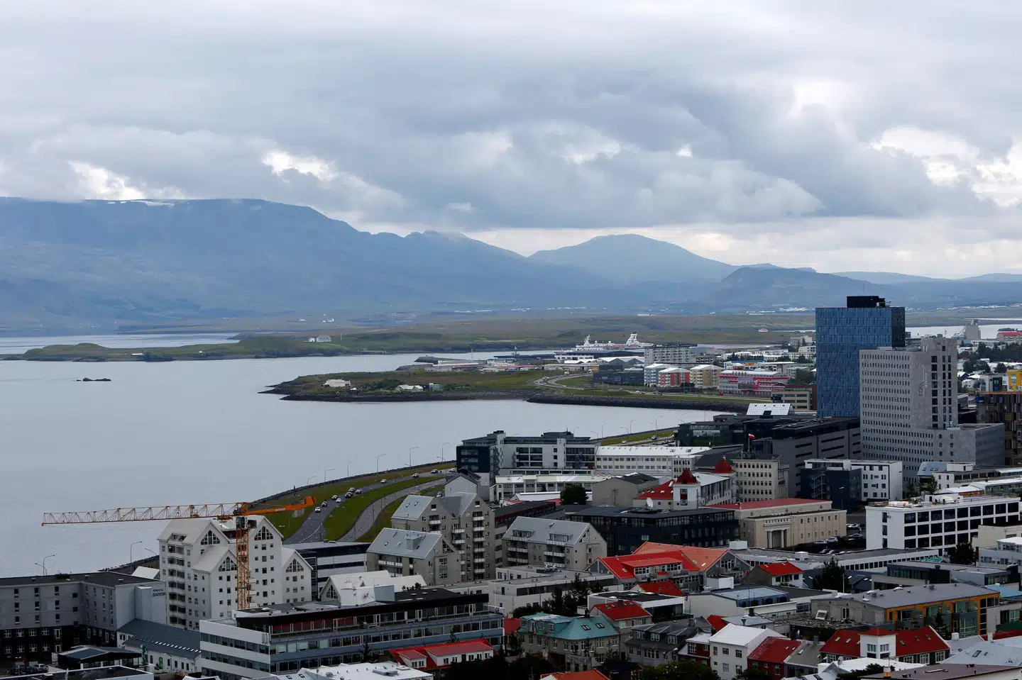 Det røde varsel er ophævet i hovedstaden, Reykjavik, men gælder fortsat i størstedelen af Island. (Arkivfoto).