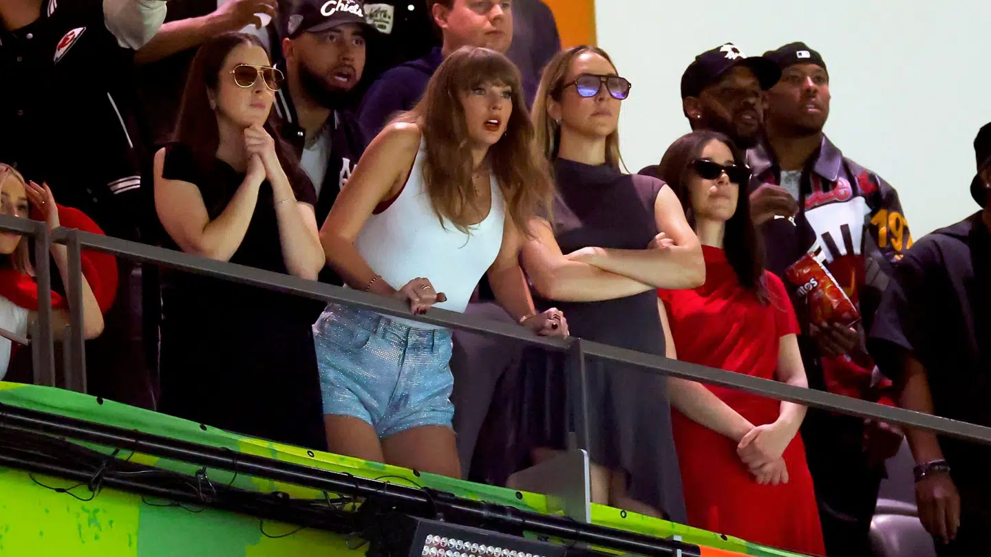 Taylor Swift under årets Super Bowl.