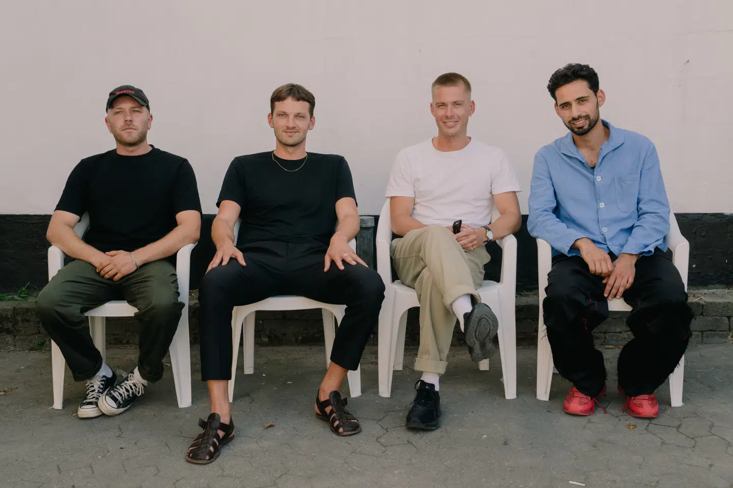 Barrens fire stiftere, Kristoffer Pind Levison, Bjarke Underbjerg, Carl Otterstad og Konstantin Babayan.