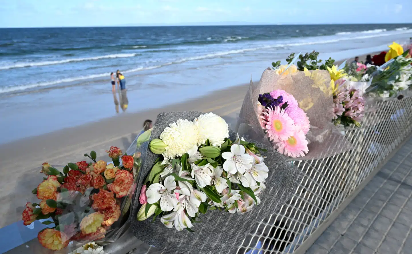 Den 3. februar døde 17-årige Charlize Zmuda efter et uprovokeret hajbid på Bribie Island nord for den australske by Brisbane. Foto: Darren England