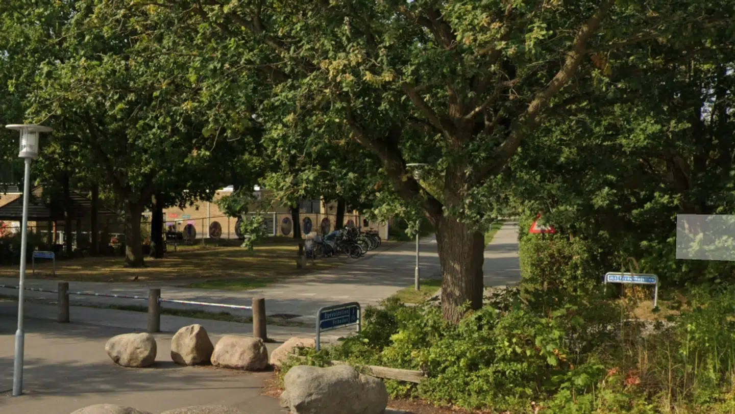 To drenge trængte ind på Børneinstitutionen Frydenhøj, som ses på billedet. De er nu begge sigtet for ulovlig våbenbesiddelse.