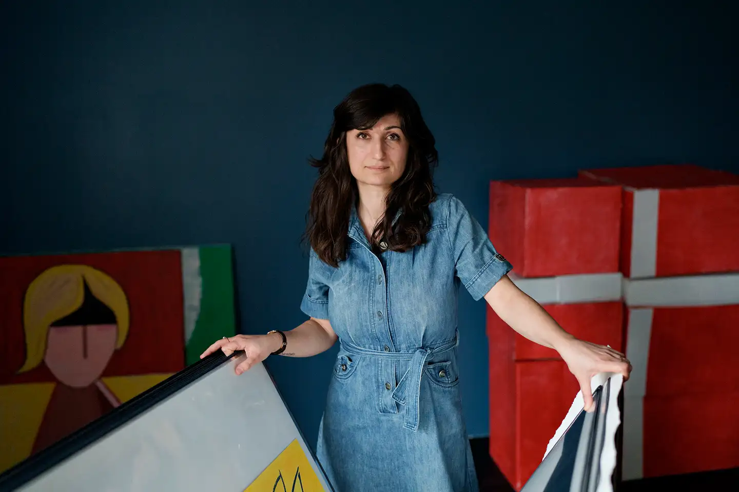 Firoozeh Bazrafkan er blevet landskendt som ansigtet på modstanden mod regeringens koranlov, hvilket har sikret hende en indstilling til Fonsmark-prisen. Foto: Nicoline Kjems-Krognos
