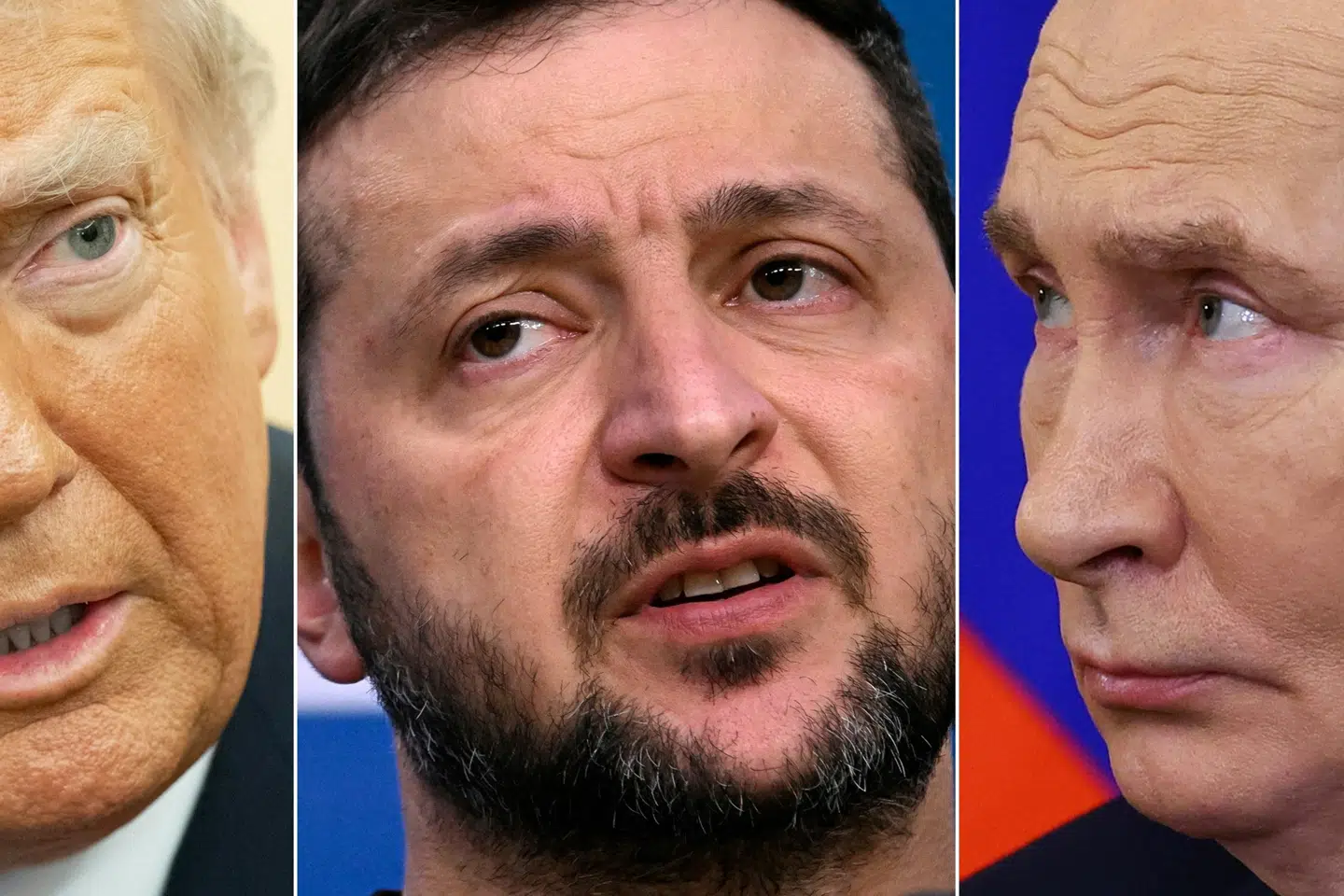 USA's præsident Donald Trump har onsdag talt i telefon med henholdsvis Ruslands præsident Vladimir Putin og Ukraines præsident Volodymyr Zelenskyj. (Arkivfoto).