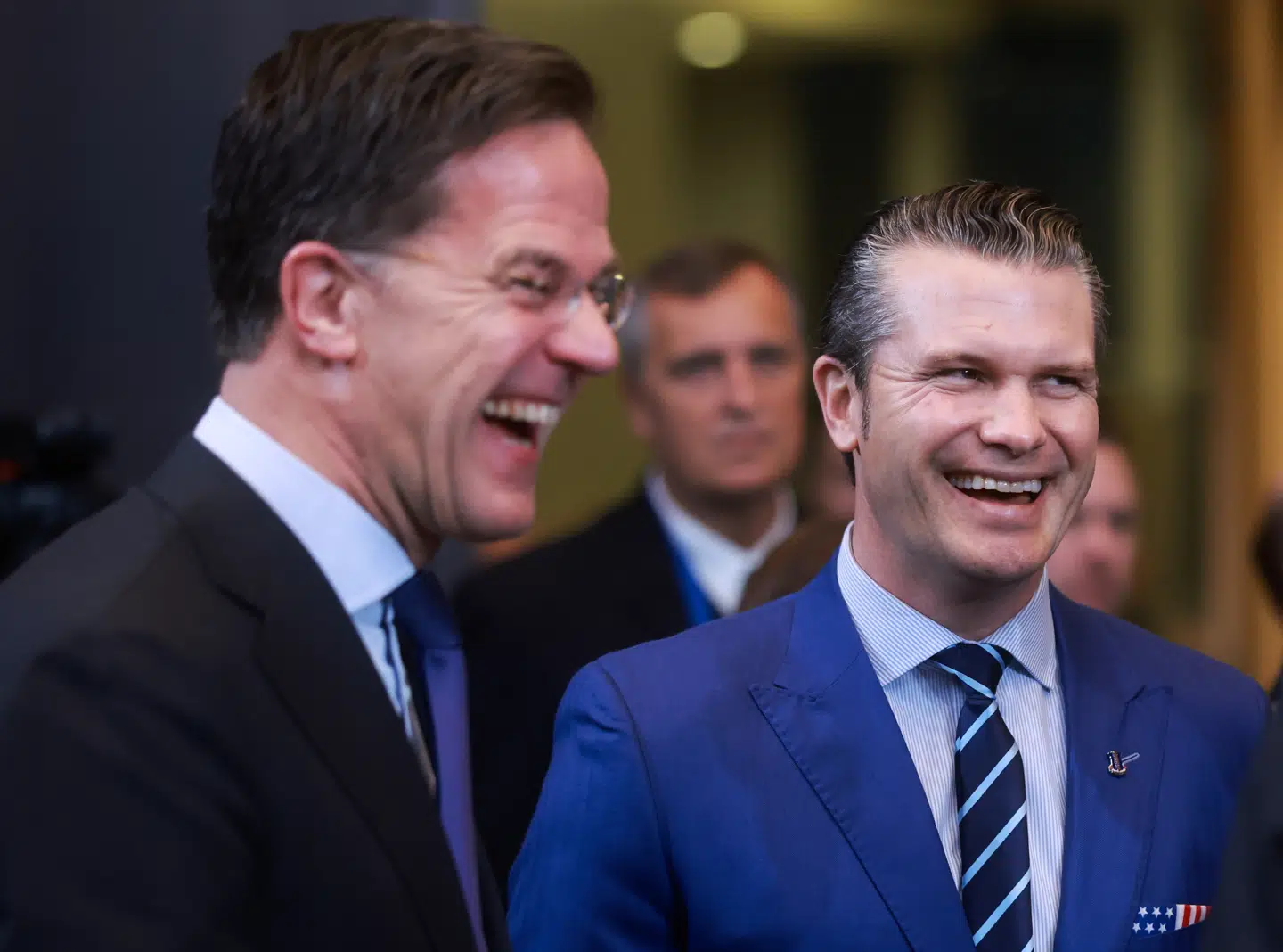 NATOs generalsekretær, Mark Rutte, forsøger at opretholde den gode stemning efter en række skelsættende udmeldinger fra USA.