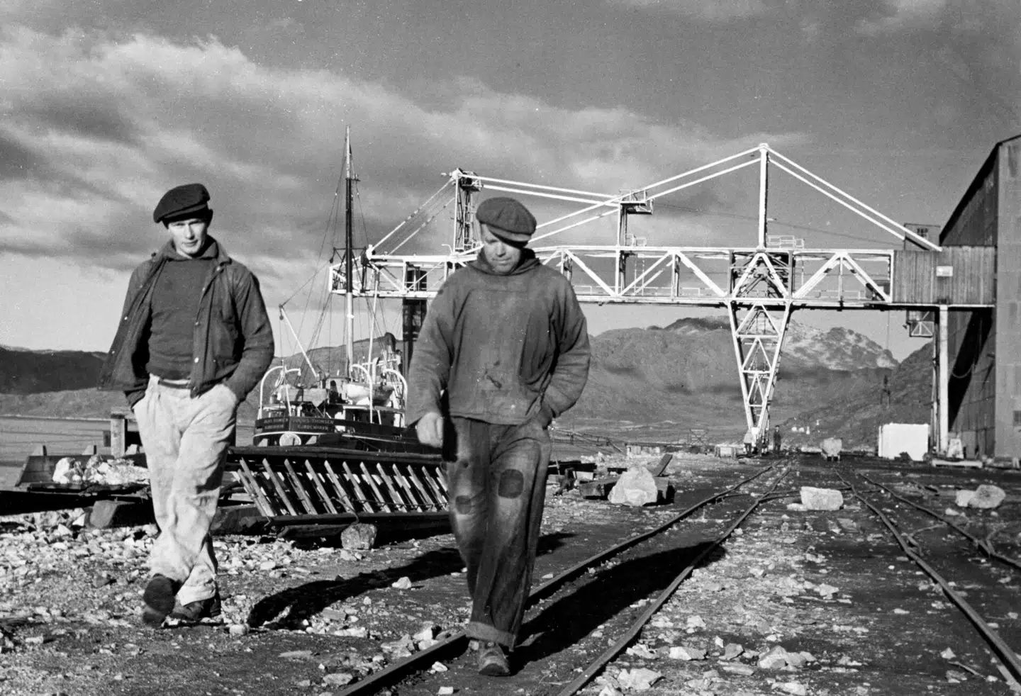 Kryolitselskabet udvandt fra 1854 til 1987 kryolit fra minen i Ivittuut. Arkivfoto: Scanpix