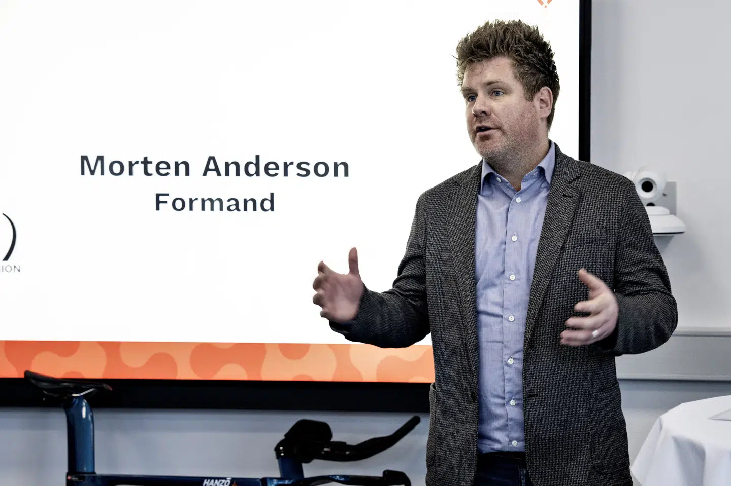 Morten Anderson var formand i DCU fra 2023 til 2024. Dengang trak han sig "af personlige årsager", men nu vil han være frontfigur for unionen igen. (Arkivfoto).