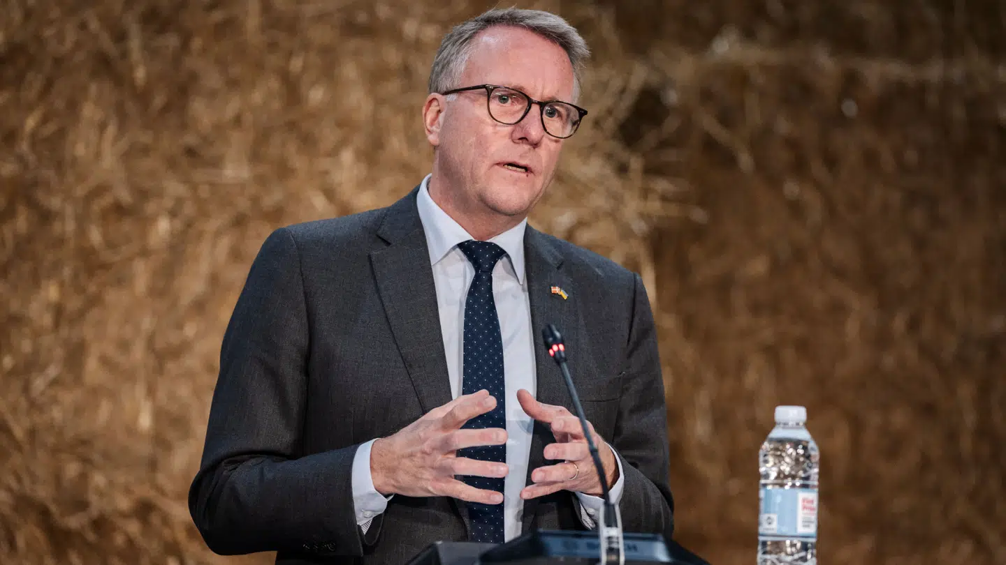 Her er erhvervsminister Morten Bødskov (S).