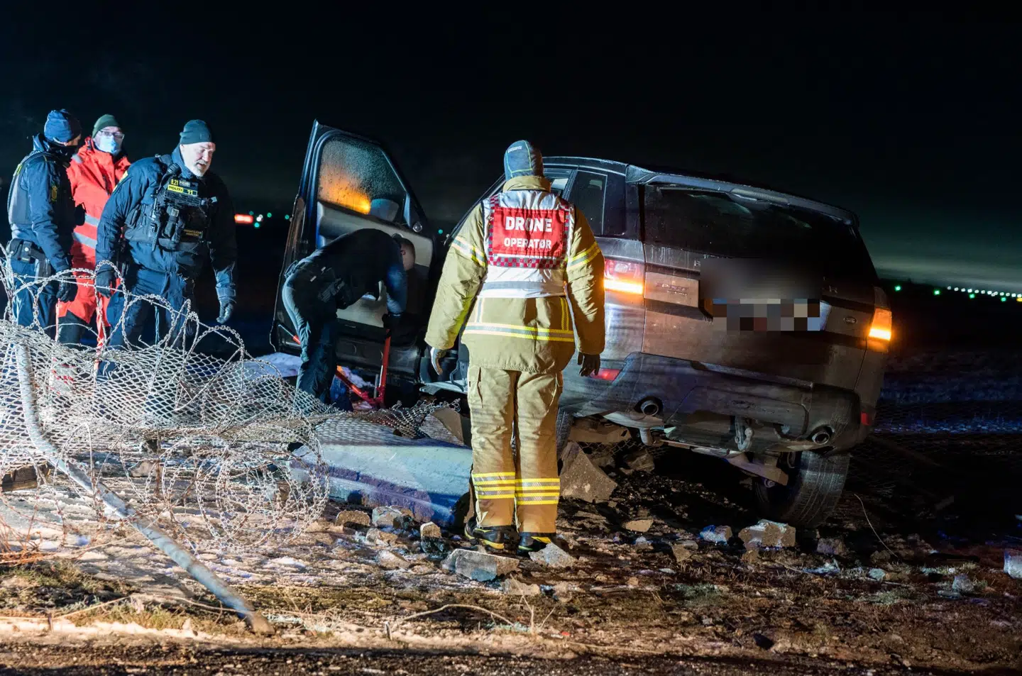 Her ses et billede fra stedet.