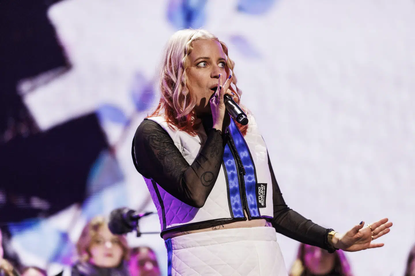 Katinka Band er kendt for sange som "Vi er ikke kønne nok til at danse", "2000 meter i frit fald" og "Idioter". Nu er forsanger Katinka Bjerregaard klar med sin første single i eget navn. (Arkivfoto).