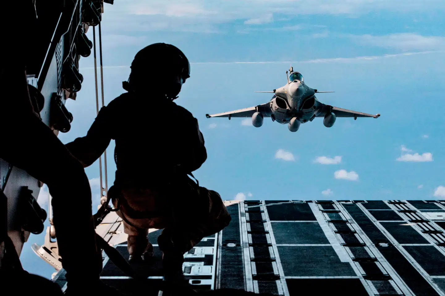 Et fransk Dassault Rafale kampyfly ved en demonstration i 2024. Arkivfoto: Yasuyoshi Chiba, Scanpix