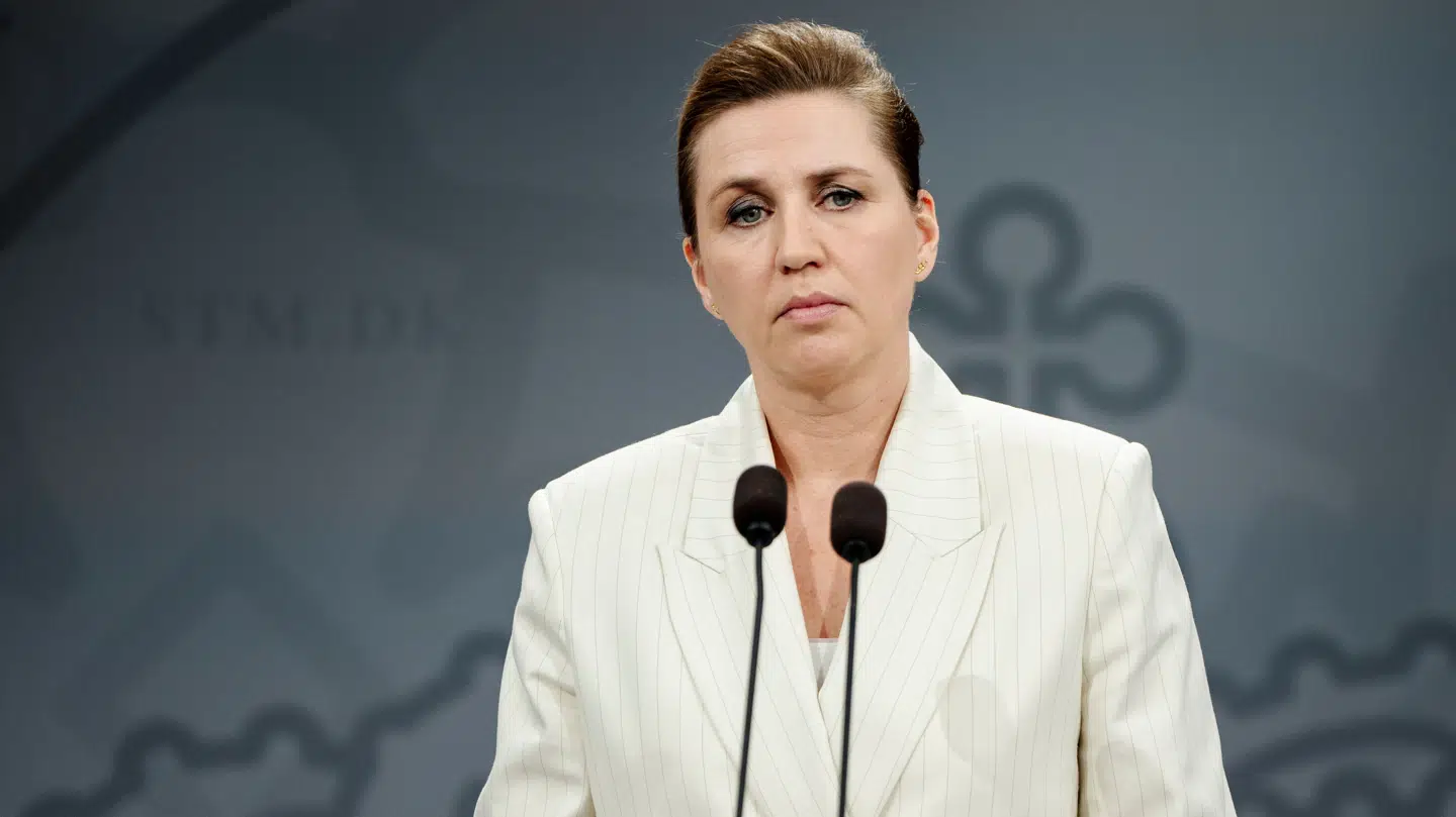 Statsminister Mette Frederiksen (S) ville ikke svare på, hvorvidt de øgede forsvarsudgifter ville gå udover pensionsalderen.