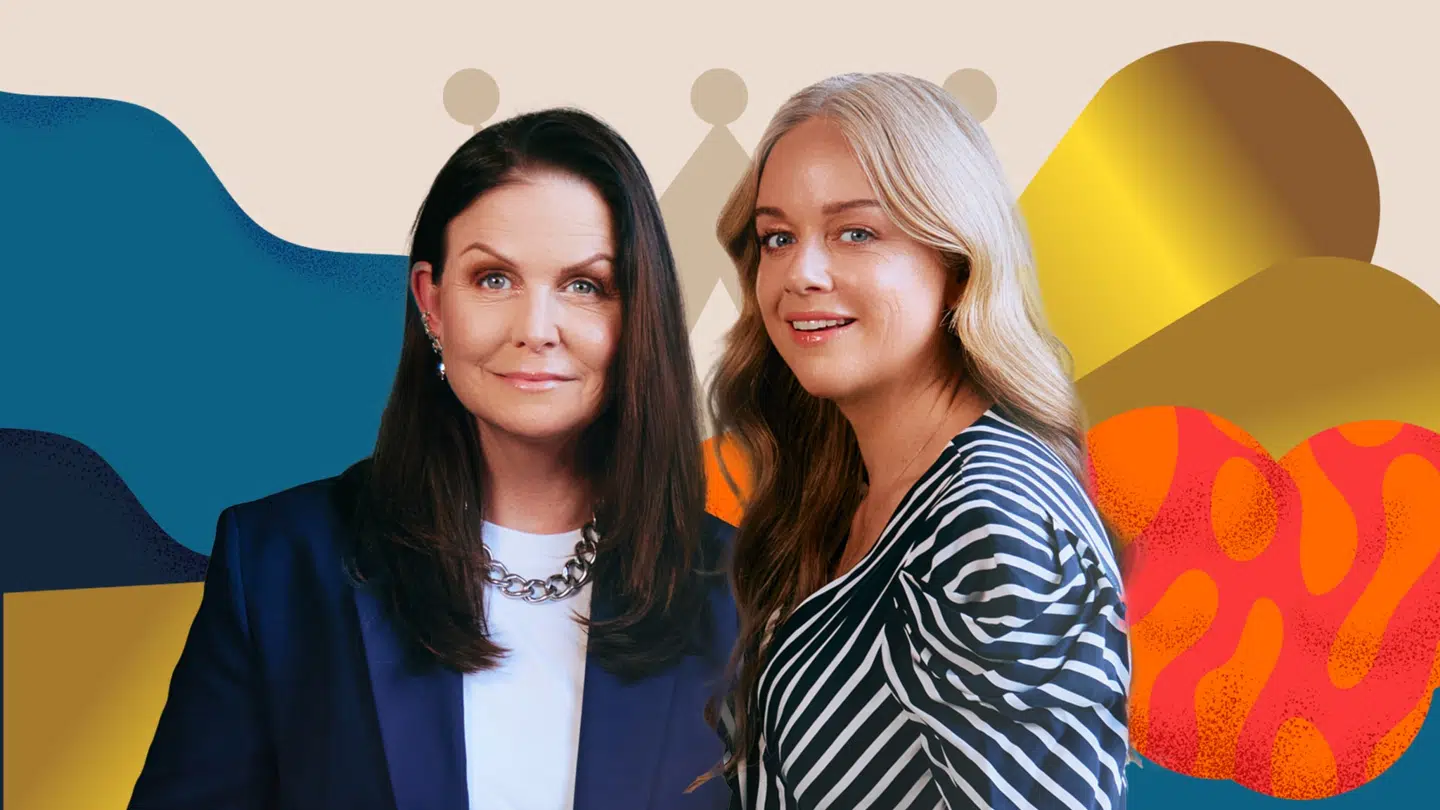 I Sveriges Radio-programmet 'Monarkerne' har værten Titti Schultz og kongehuseksperten Ebba Kleberg von Sydow fundet frem til et lækket jobopslag. Foto: Sveriges Radio / PR