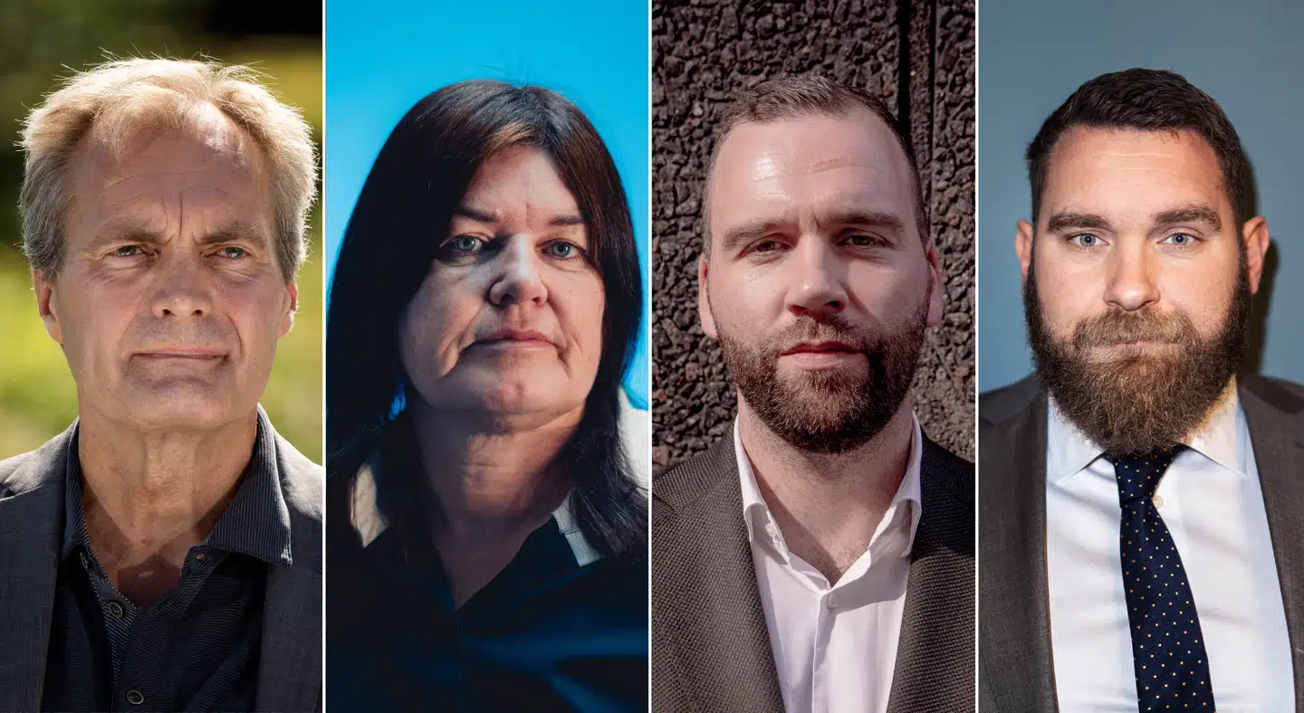 Peter Skaarup, Karina Lorentzen, Bjørn Brandenborg og Steffen Larsen.