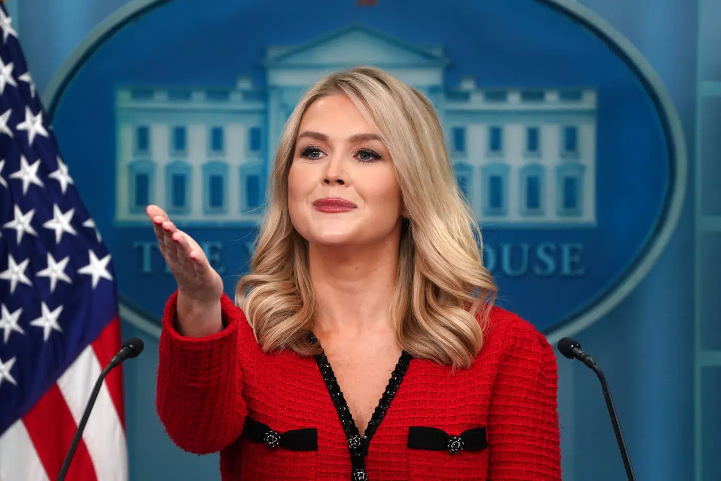 Pressesekretær i Det Hvide Hus Karoline Leavitt.
