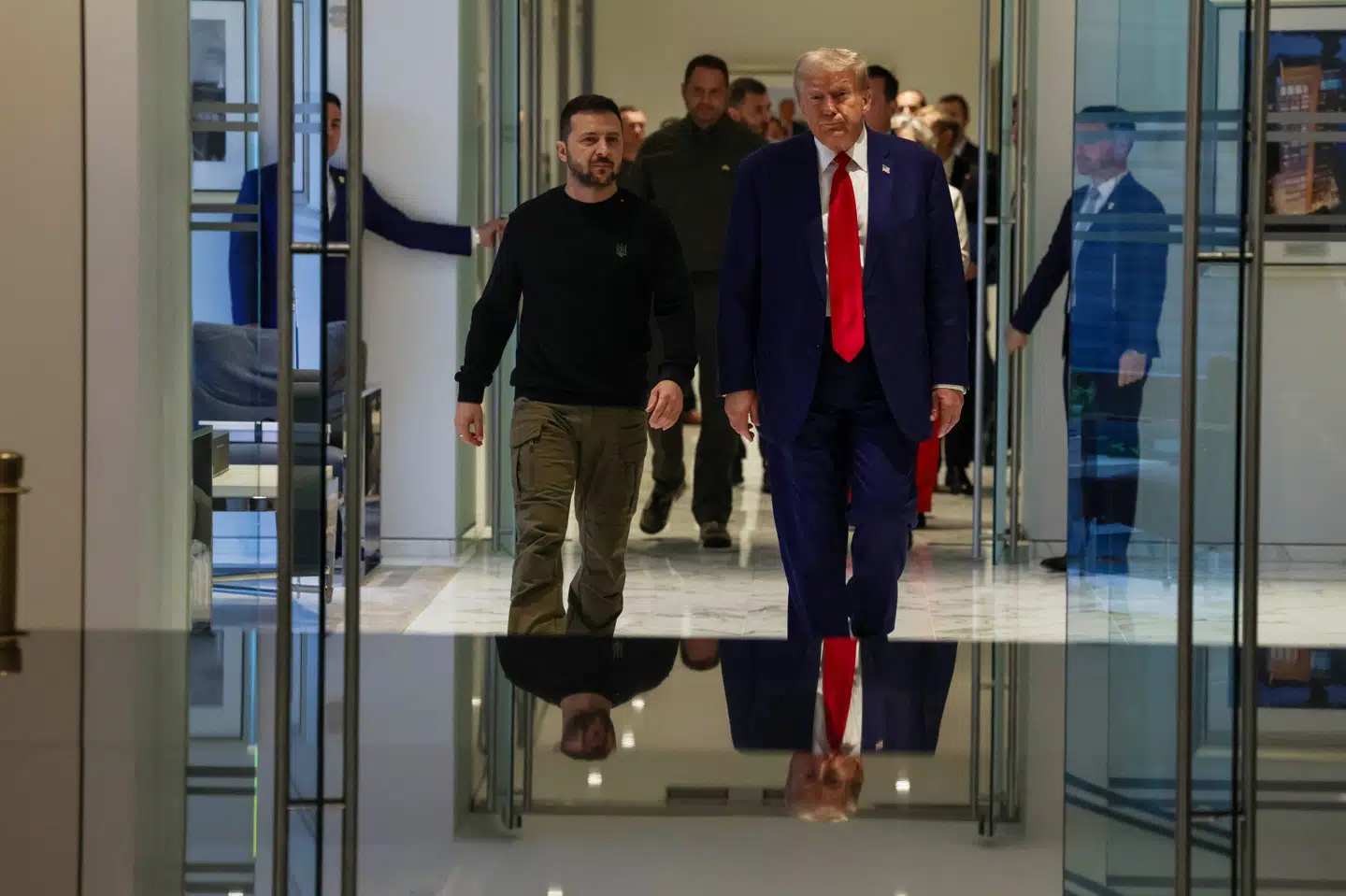 Ukraines præsident, Volodymyr Zelenskyj, og Donald Trump, mødtes tilbage i september under præsidentvalgkampen, hvor demokraten Joe Biden var præsident og Trump var præsidentkandidat for Republikanerne.