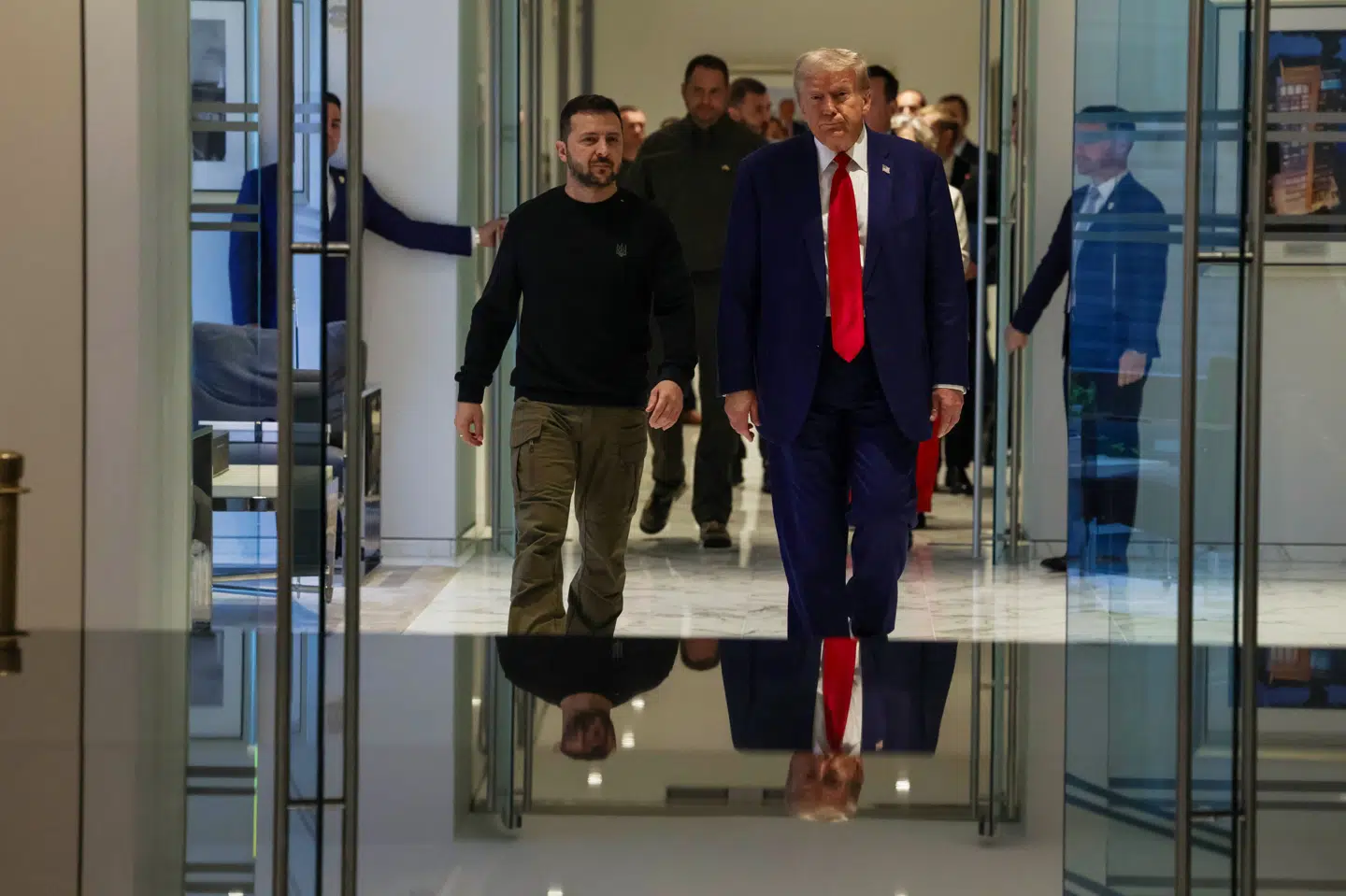 Ukraines præsident, Volodymyr Zelenskyj, og Donald Trump, mødtes tilbage i september under præsidentvalgkampen, hvor demokraten Joe Biden var præsident og Trump var præsidentkandidat for Republikanerne.