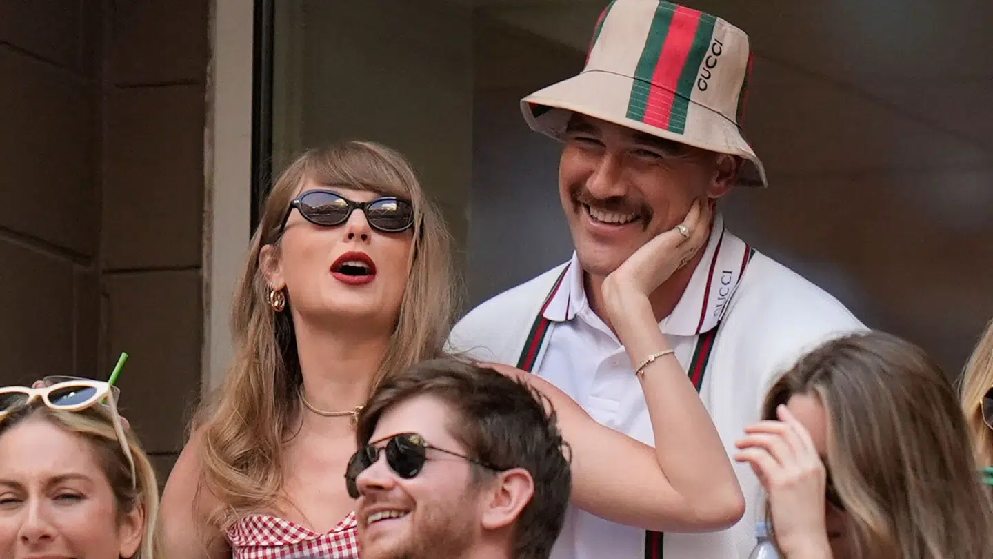 Taylor Swift og Travis Kelce til US Open i september.