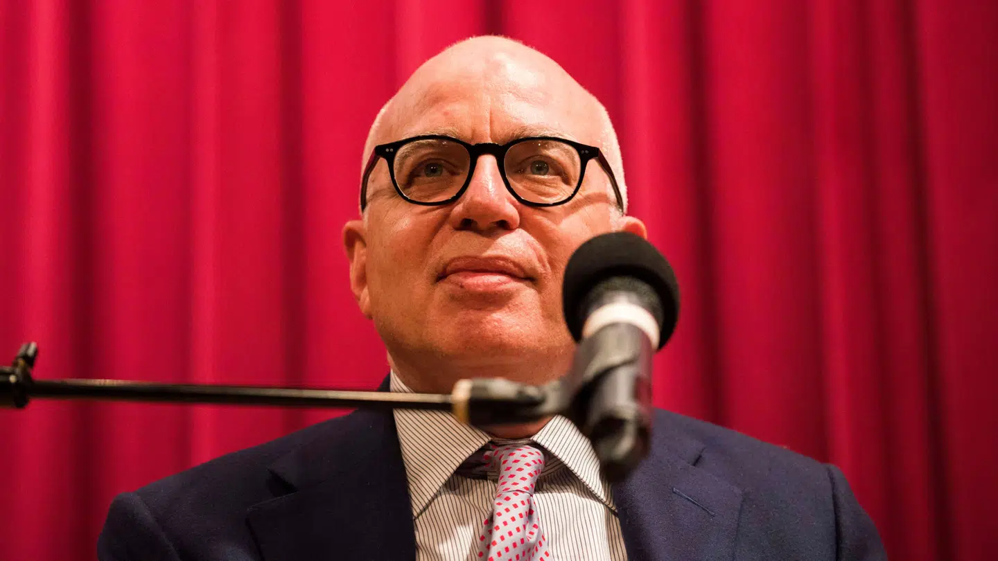 Her ses forfatteren Michael Wolff, som nu har skrevet fire bøger om Donald Trump.