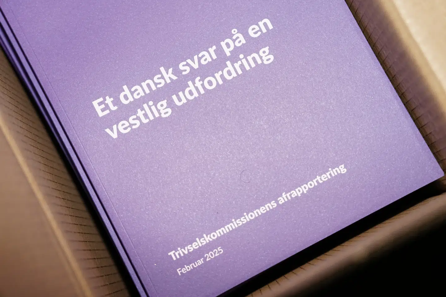Trivselskommissionens afrapportering bliver tirsdag præsenteret i Hafnia-Hallen i København.