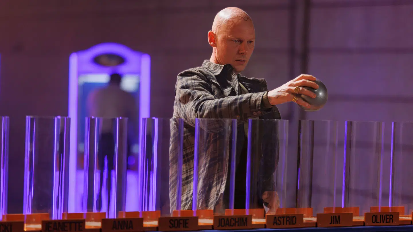 Jim Lyngvild i 'Spillets' spil-arena.